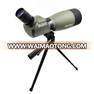 Birding Watching Hunting 45-Degree Angled Eyepiece Zoom 25-75x70 Spotting scope